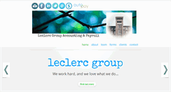 Desktop Screenshot of leclercgroup.com